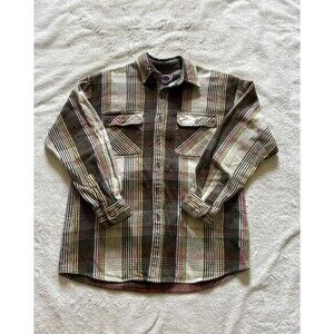 Vintage Williams Bay Heavyweight Flannel Shirt Men's Size Large